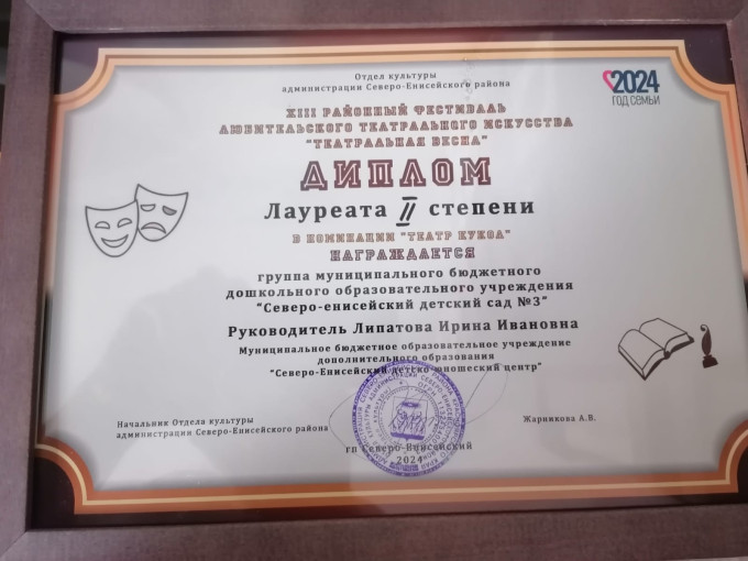 "Театральная весна 2024" "Театральная весна 2024".